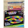 Image 3 : Assorted Toy Lot inc. Box of Fluorescent Racetrack Pieces