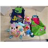 Image 1 : Kids Plush & Backpack Lot inc. Stepen Joseph Backpacks