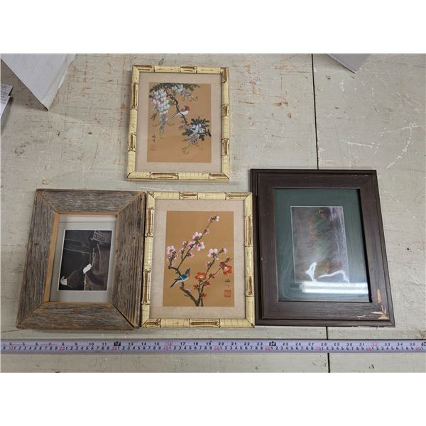 (4) Framed Pictures