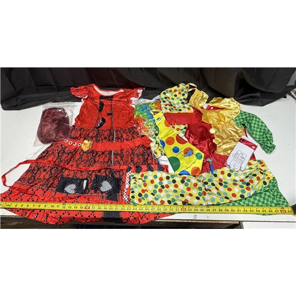 Descendants Red Costume Cosplay For Kid Girls Female Dress Halloween Carnival Dress - (Size Kids 130