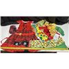 Image 1 : Descendants Red Costume Cosplay For Kid Girls Female Dress Halloween Carnival Dress - (Size Kids 130