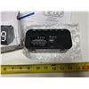 Image 3 : Odokee Digital Dual Alarm Clock featuring a black rectangular body with large white LED digits and a