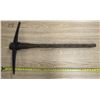 Image 1 : Vintage forged pickaxe with a wooden handle- (Total Weight 3.50 Kg)