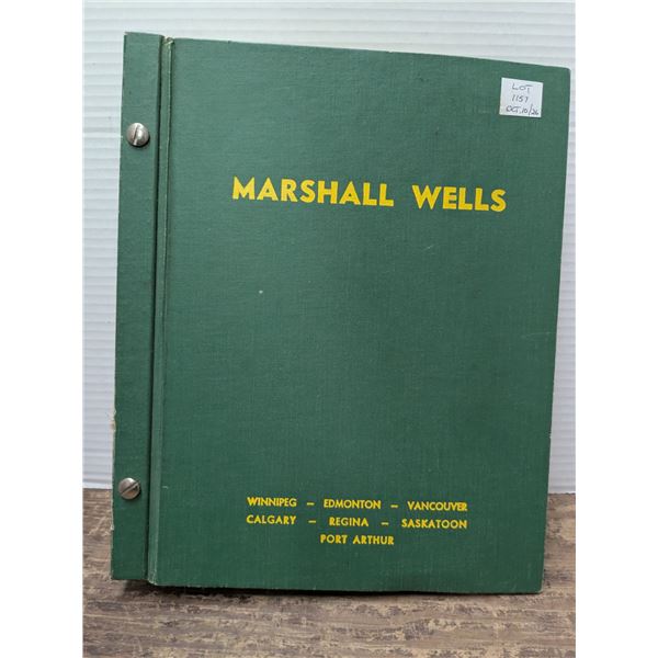 1962 Marshall Wells Hardware Catalogue