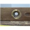 Image 6 : Brass & Hardwood Stanley Level