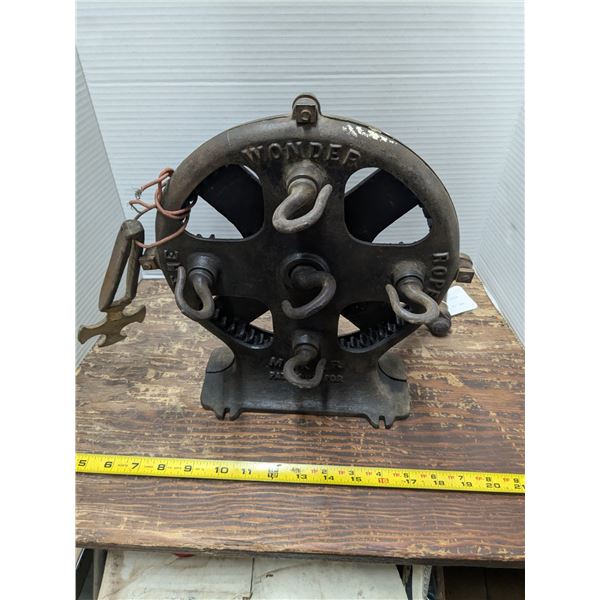 Antique Cast Iron Wonder Rope Maker – Working
