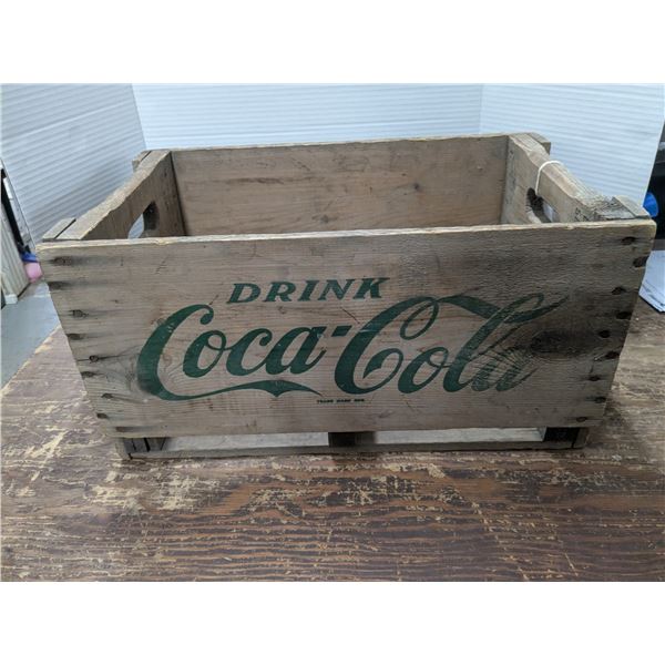 Vintage Coca-Cola Wooden Crate