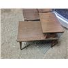 Image 2 : (2) Split Level End Tables, 27”x 18”x 22.5”h