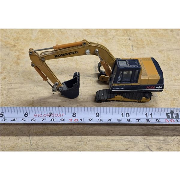 Vintage Diecast Toy Komatsu Excavator