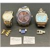 Image 1 : Lot of (3) Vintage Quartz Fashion Watches w/ Extra Links - Need New Batteries