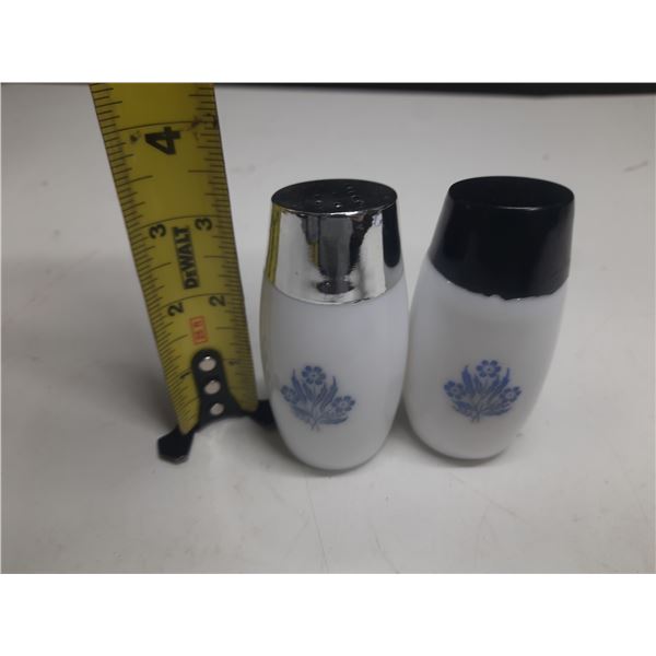 1203-Corningware Blue Cornflower salt and pepper