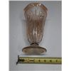Image 4 : 1215-Carnival Glass Iris & Herringbone vase (9”)