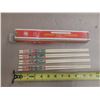 Image 1 : Vintage boxed of faux-ivory plastic chopsticks made by Mong Lee Shang in Taiwan.