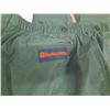Image 5 : Green Husqvarna Leg Protection Pant - Length 42", Waist 48-50, and Black Wetskins Pant Size S/P (Bla