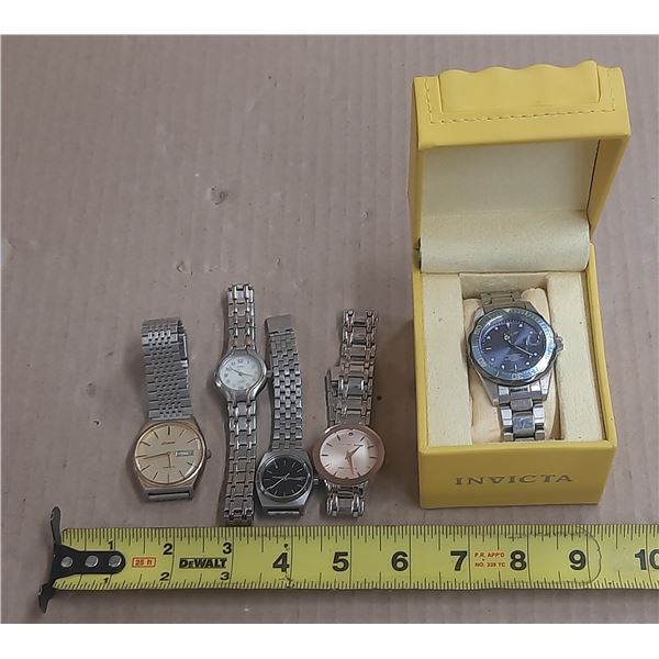(5) Watches of different brands. (Untested All)