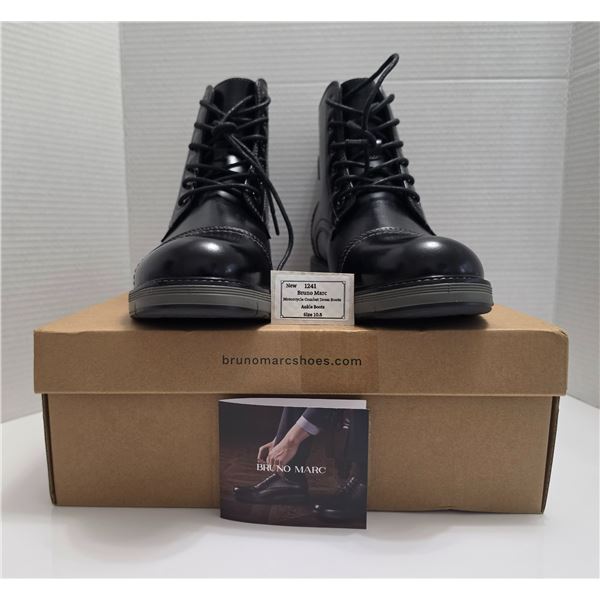 NEW Bruno Marc Combat Dress Boots – Size 10.5