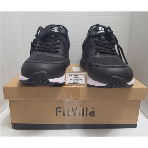 NEW Fitville Men’s Running Shoes w/ Arch & Heel Support – Size 15W