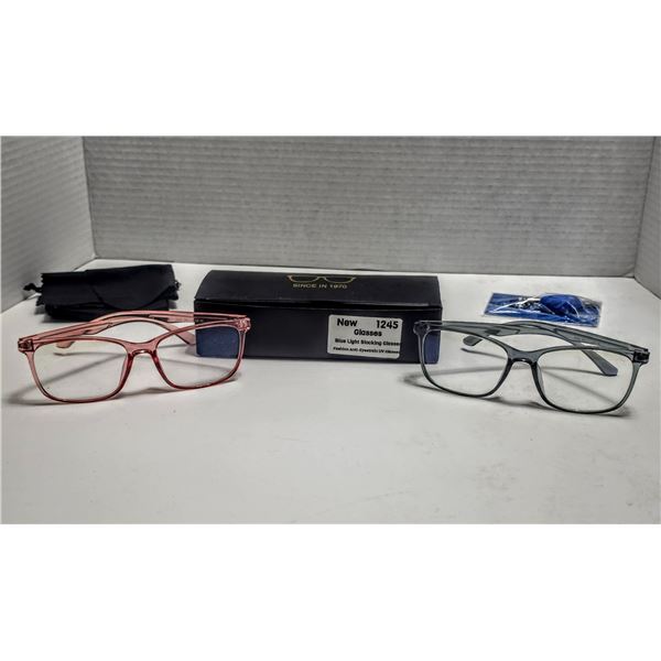 (2) Pair NEW Blue Light Blocking Glasses