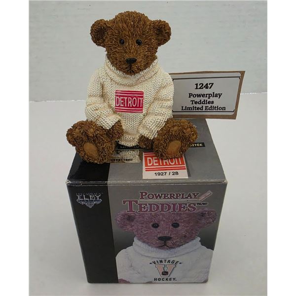 2004 Vintage NHL Hockey Powerplay Teddies - 1927/28 Detroit Redwings.  w/ Original Box.