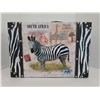 Image 2 : South Africa Zebra Wooden Gift Box for Keepsakes – 15”x 10”x 5”