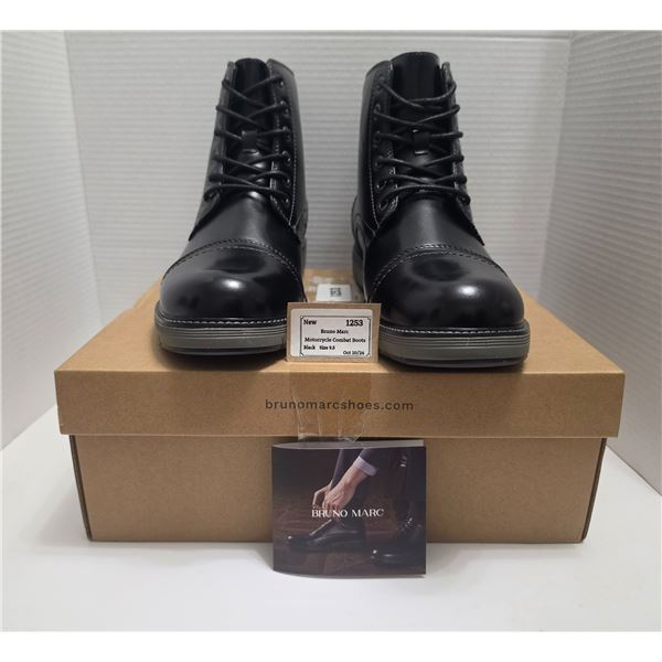 NEW Bruno Marc Combat Dress Boots – Size 9.5