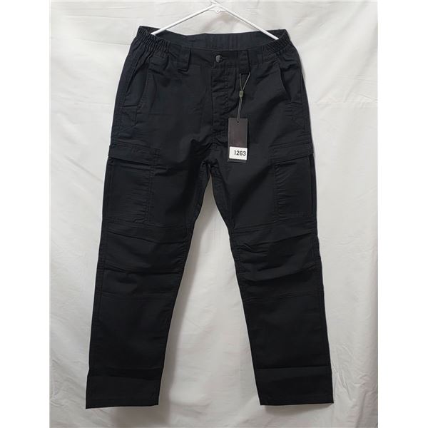 NEW “Free Soldier” Black Tactical Cargo Work Pants – Size 32x30