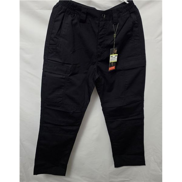 NEW “Free Soldier” Black Tactical Cargo Work Pants – Size 38x30