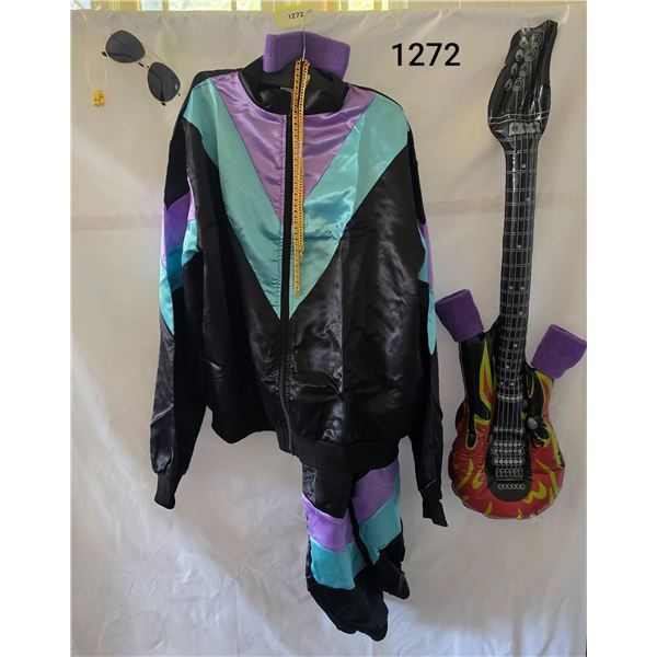 NEW Unisex 90’s Hip Hop Costume w/ Accessories – Size Medium