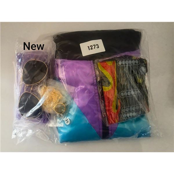 NEW Unisex 90’s Hip Hop Costume w/ Accessories – Size Medium