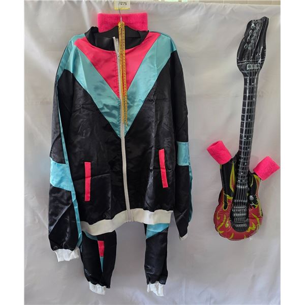 NEW Unisex 90’s Hip Hop Costume w/ Accessories – Size XXL