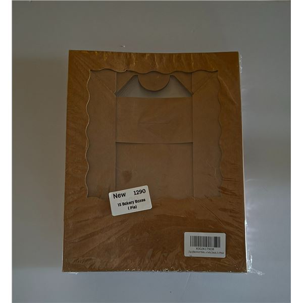 NEW 15-pk Bakery Pie Boxes, 9”