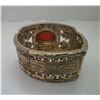 Image 4 : Vintage Tiger-Eye Necklace w/ Silver-Toned Filigree Beads, Vintage Bracelet