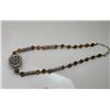 Image 6 : Vintage Tiger-Eye Necklace w/ Silver-Toned Filigree Beads, Vintage Bracelet