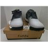 Image 1 : NEW Fitville Men’s Professional Spiked Waterproof Golf Shoes – Size 11.5 extra wid