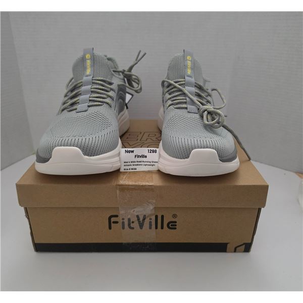 NEW Men’s Wide Lightweight Athletic Sneakers / Running Shoe – Size 8W