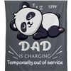 Image 1 : NEW “Dad is Charging” Throw Cover – 50”x 60”