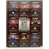 Image 3 : UD 2024 NHL All-Star One Sheet Uncut Mint! McDavid, Suzuki, etc.