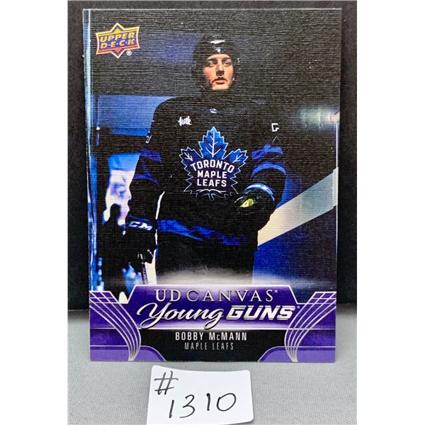 2023-24 UD Canvas Bobby McMann Young Guns Rookie Card