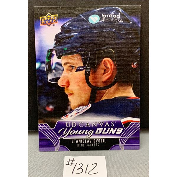 2023-24 UD Canvas Stanislav Svozil Young Guns Rookie Card