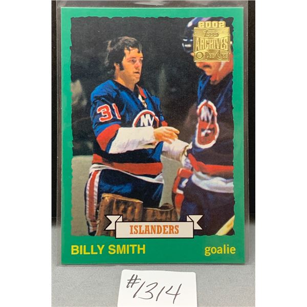 2002 OPC Topps Archives Billy Smith Rookie Card Reprint