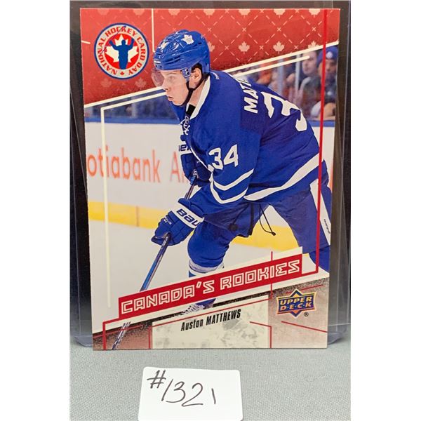 2017 UD Canada's Rookies #1 Auston Matthews RC