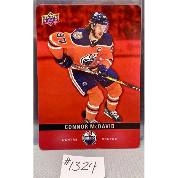 2019 UD Connor McDavid Rare Red Foil Tim Horton’s Hockey Card