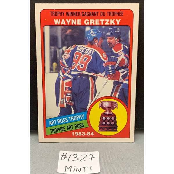 1984 OPC Wayne Gretzky Art Ross Trophy Winner Mint Hockey Card