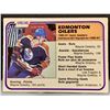 Image 1 : 1981 OPC Wayne Gretzky Edmonton Oilers Team Leaders Hockey Card ** Marked Back
