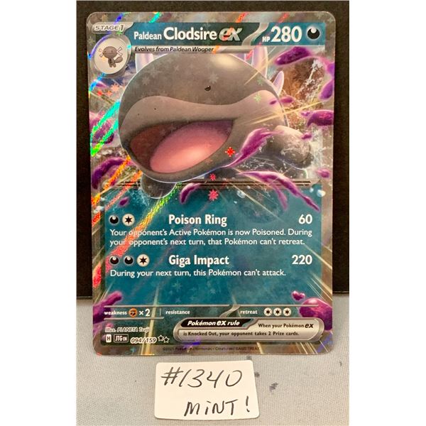 Paldean Clodsire ex Cosmos Foil Pokemon Card