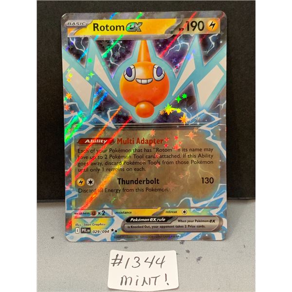 Rotom ex Cosmos Foil Pokemon Card
