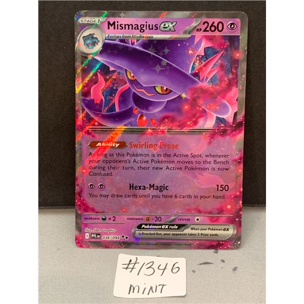 Mismagius ex Cosmos Foil Pokemon Card