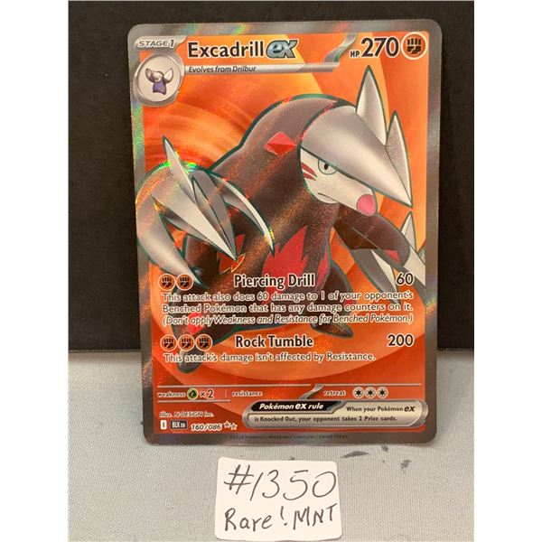 Excadrill ex Full Art Shiny Foil Pokemon Card