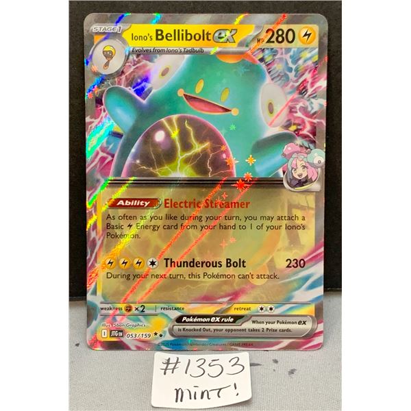 Iono’s Bellibolt ex Cosmos Foil Pokemon Card