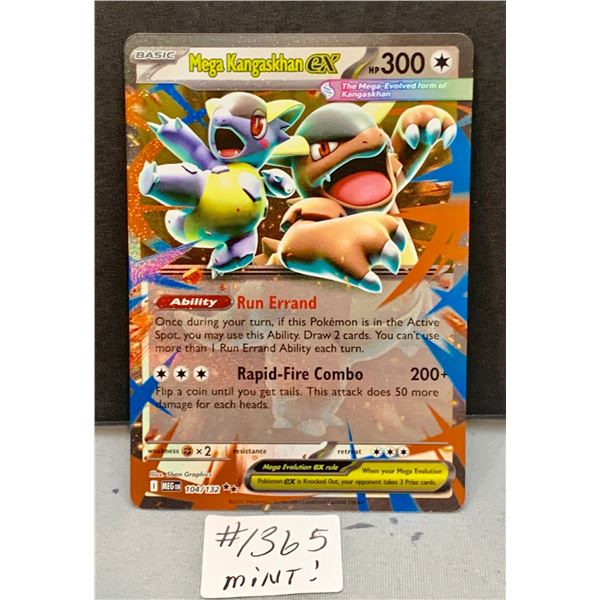 Mega Kangaskhan ex Shiny Foil Pokemon Card
